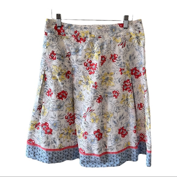 Talbots Dresses & Skirts - Talbots Woman’s Petites Floral Print With Dragonflies,White Swiss Dots